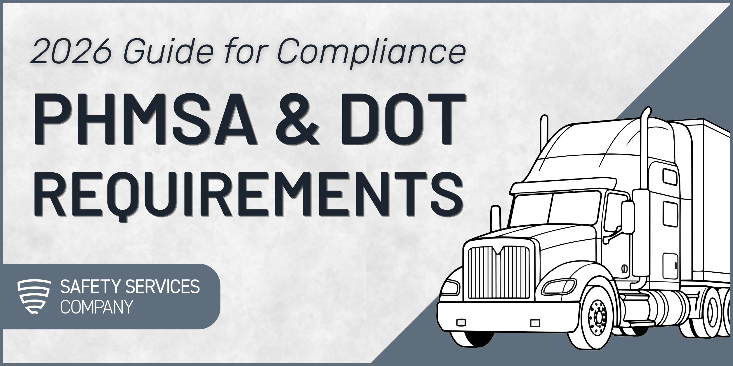 PHMSA Drug Testing Requirements (2026 Guide for DOT Compliance)