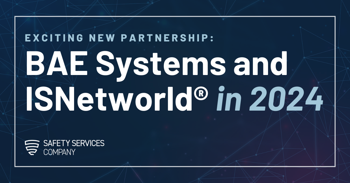 Exciting New Partnership: BAE Systems and ISNetworld® in 2024