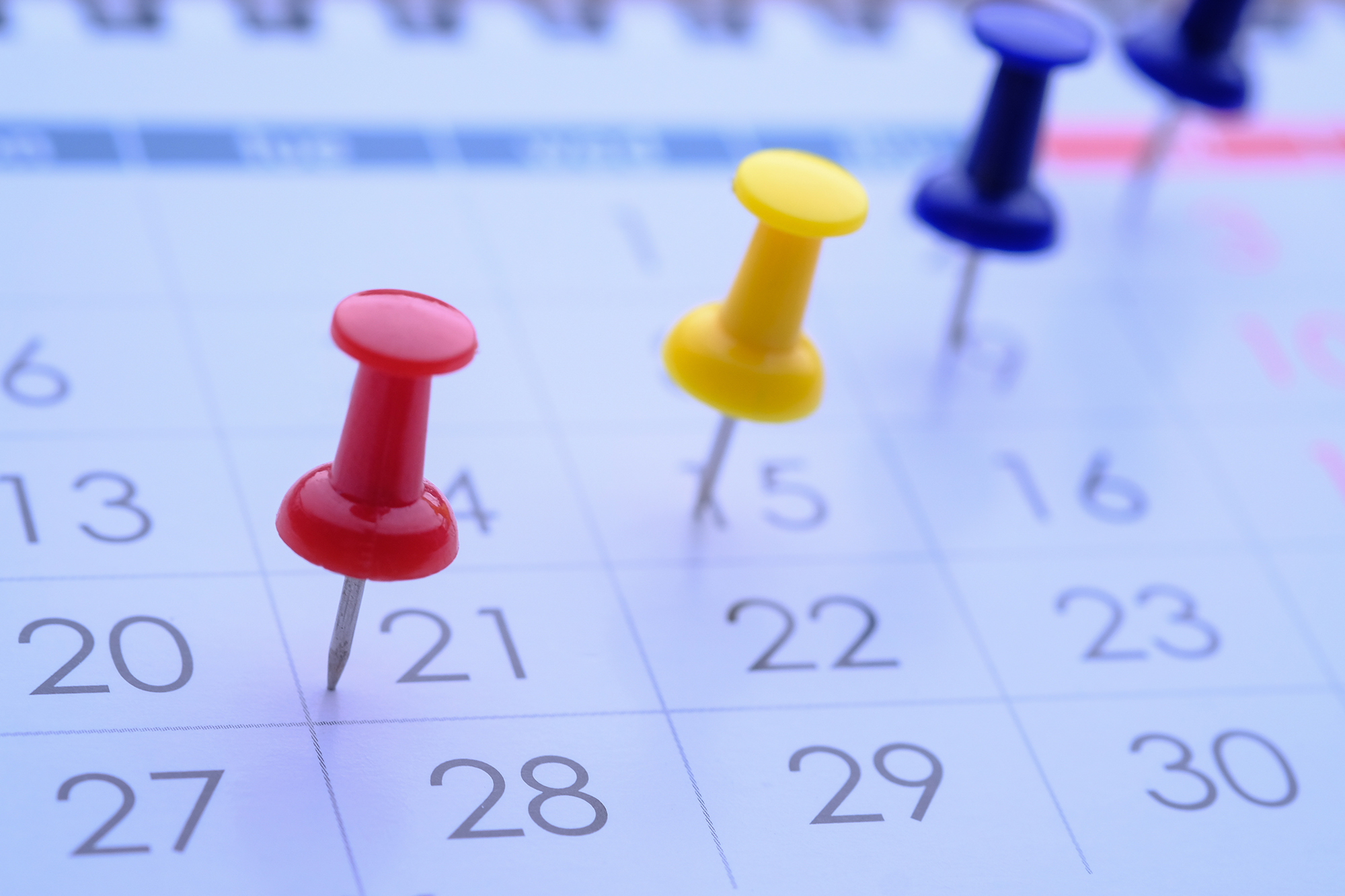 Image of calendar to inspire action for 2025 safety calendar implementation