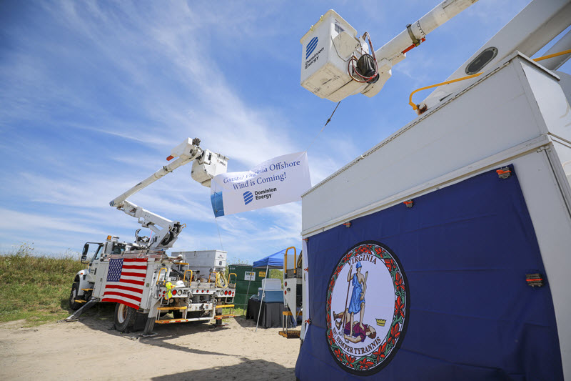 Dominion Energy breaking ground as energy sector in Virginia
