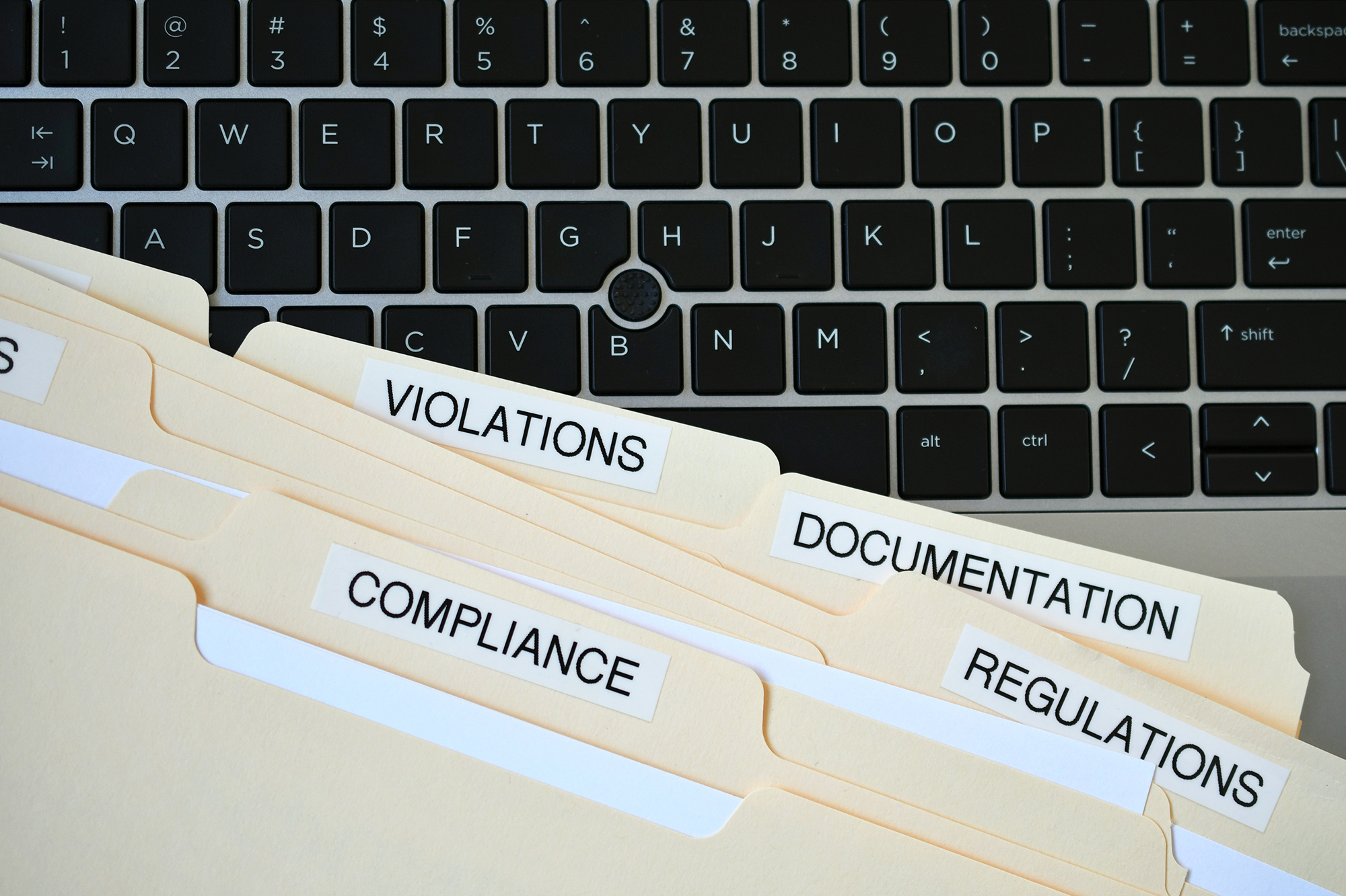 Folders for contractor compliance as an example of Avetta® compliance requirements
