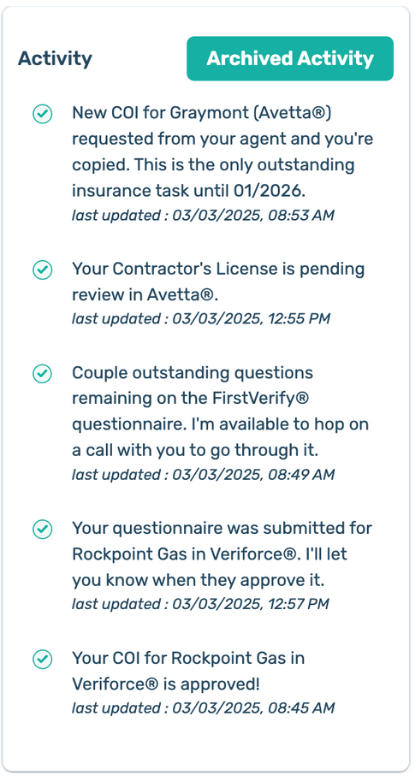 Safety compliance through the cloud